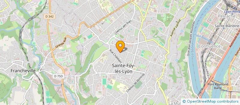 localisation de l'entreprise L&T PATRIMOINE à SAINTE-FOY-LES-LYON