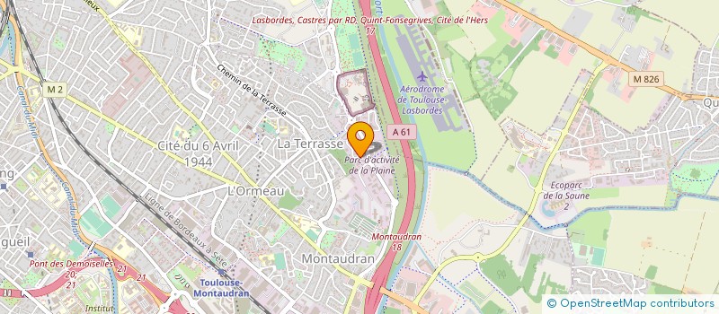 localisation de l'entreprise L.T.R à TOULOUSE