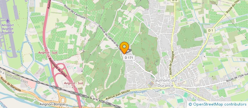 localisation de l'entreprise L.T.S.B  CAUMONT-SUR-DURANCE