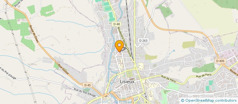 localisation de l'entreprise L.T.S. FUNERAIRE  LISIEUX