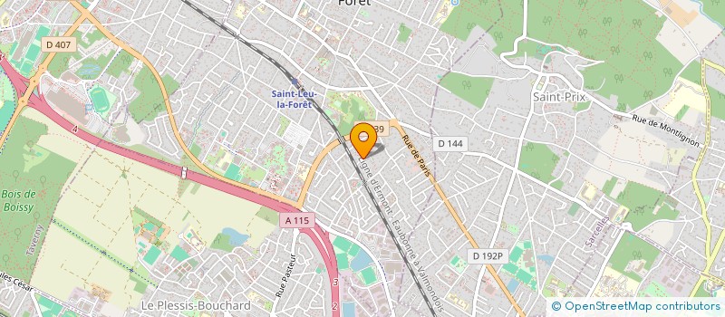 localisation de l'entreprise L.T. SAINT-LEU  SAINT-LEU-LA-FORET