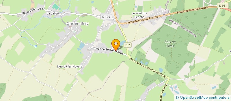 localisation de l'entreprise L.T.T.  ONS-EN-BRAY