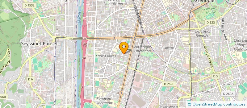 localisation de l'entreprise L.T.V& CO  GRENOBLE