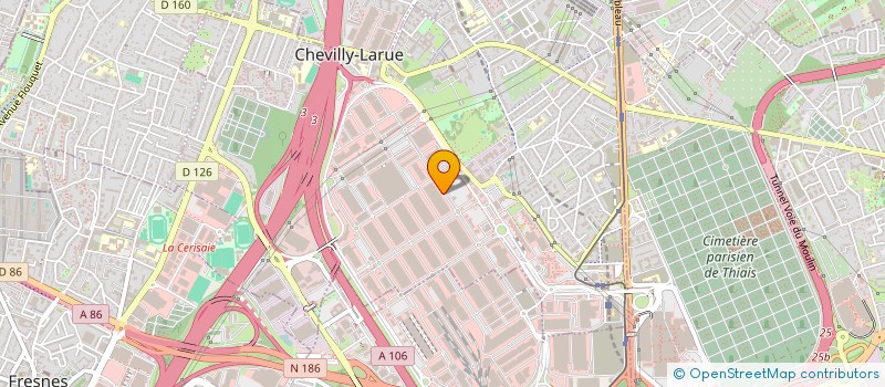 localisation de l'entreprise L.T.V. SERVICES FRUITS  CHEVILLY-LARUE