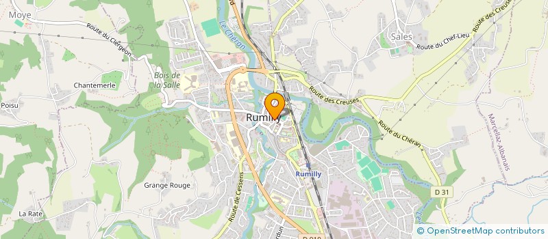 localisation de l'entreprise L TABAQUIN  RUMILLY