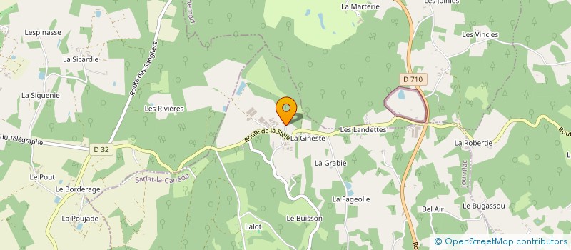 localisation de l'entreprise L'TELECOM  GINESTET