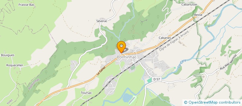 localisation de l'entreprise L'TRADING à POLMINHAC