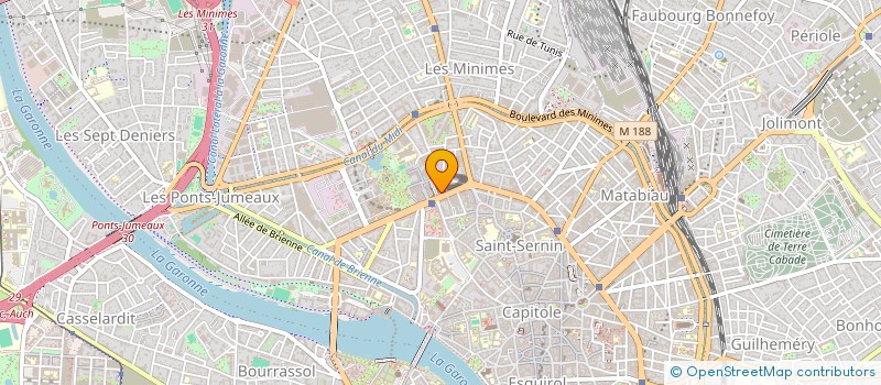 localisation de l'entreprise L TRANSPORT EXPRESS à TOULOUSE