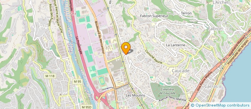 localisation de l'entreprise L-TWO PHI EVENT  NICE