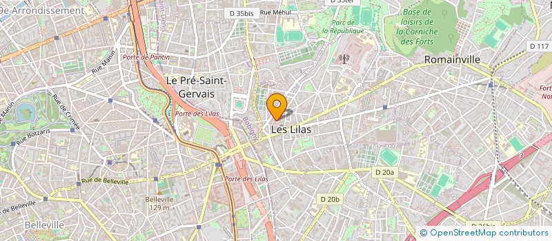 localisation de l'entreprise L.U.C à LES LILAS