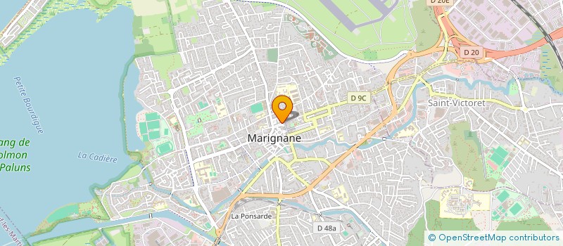 localisation de l'entreprise L.U.C.A à MARIGNANE