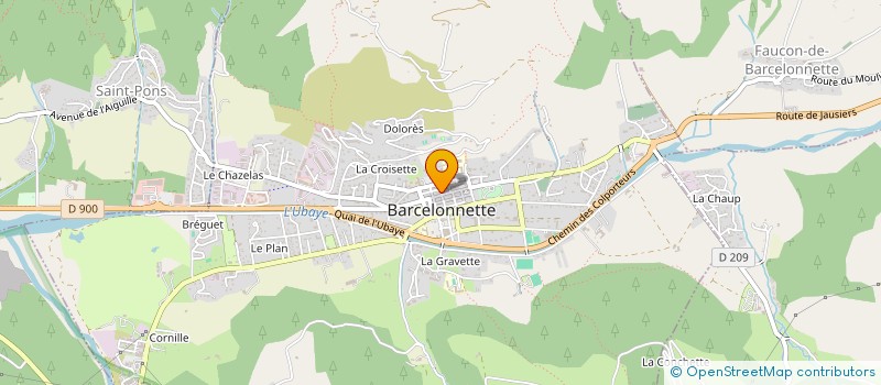 localisation de l'entreprise L'UBAYENNE DE PROPRETE à BARCELONNETTE