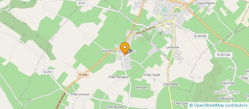 localisation de l'entreprise L'UGNI BLANC à ARTHENAC