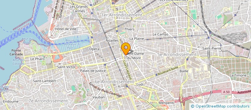 localisation de l'entreprise L'UGOLIN PROVENCAL  MARSEILLE