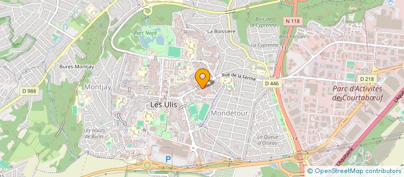 localisation de l'entreprise L'ULISSIENNE SPORT EVENT à LES ULIS