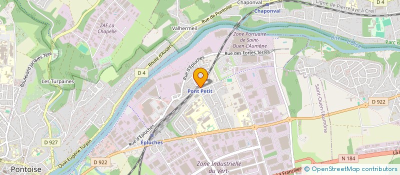 localisation de l'entreprise L'ULTIME  SAINT-OUEN-L'AUMONE