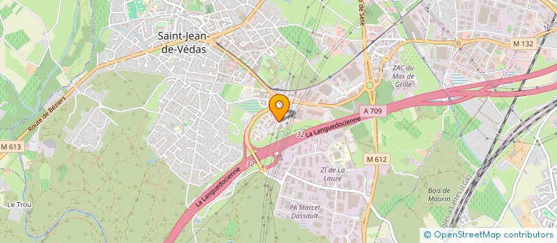 localisation de l'entreprise L'UN DES SENS BY SOPHIE ET GILLES  SAINT-JEAN-DE-VEDAS