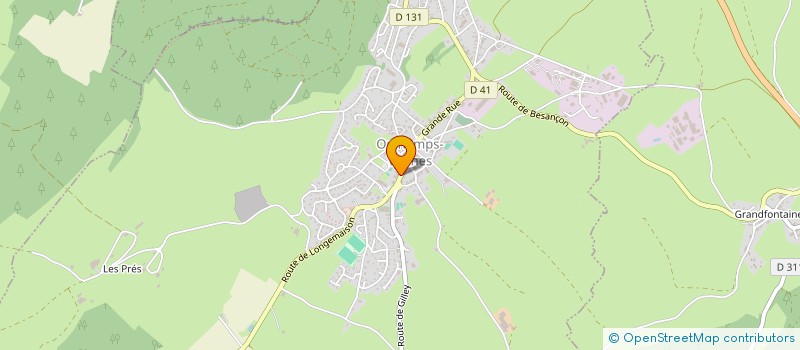 localisation de l'entreprise L'UN DES SENS FLORAL  DEVECEY