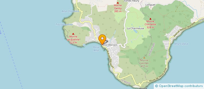 localisation de l'entreprise L'UN POUR L'AUTRE  LES ANSES-D'ARLET