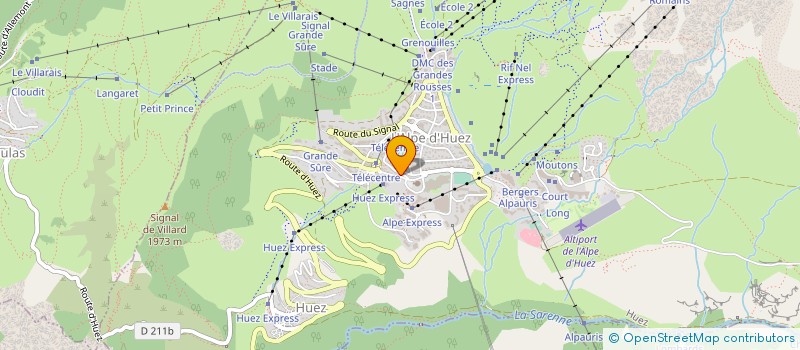 localisation de l'entreprise L'UNDERGROUND  HUEZ