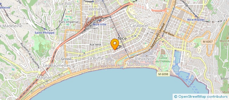localisation de l'entreprise L'UNE ET L'AUTRE à NICE
