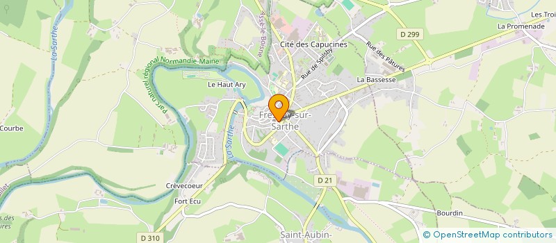 localisation de l'entreprise L'UNE ET L'AUTRE à FRESNAY-SUR-SARTHE