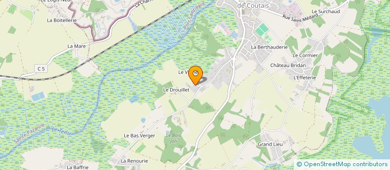 localisation de l'entreprise L'UNI-VERS DE BALA à SAINT-MARS-DE-COUTAIS