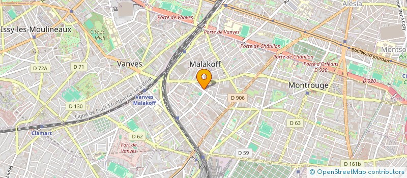 localisation de l'entreprise L'UNIFORMERIE à MALAKOFF