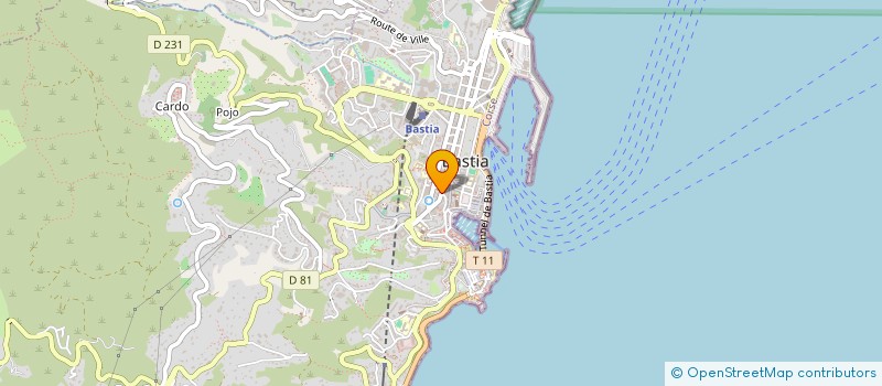 localisation de l'entreprise L'UNION à BASTIA