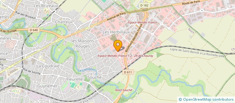 localisation de l'entreprise L'UNION  NIORT