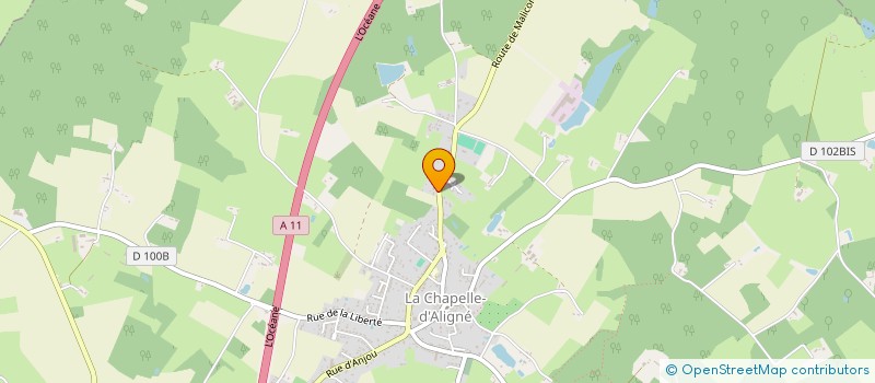 localisation de l'entreprise L UNION BOULISTE DE PARCE  PARCE-SUR-SARTHE