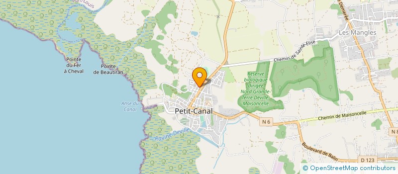localisation de l'entreprise L'UNION CANALIENNE à PETIT-CANAL