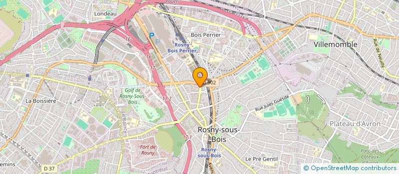 localisation de l'entreprise L UNION COMPAGNIE D ARC DE ROSNY SOUS BOIS à ROSNY-SOUS-BOIS