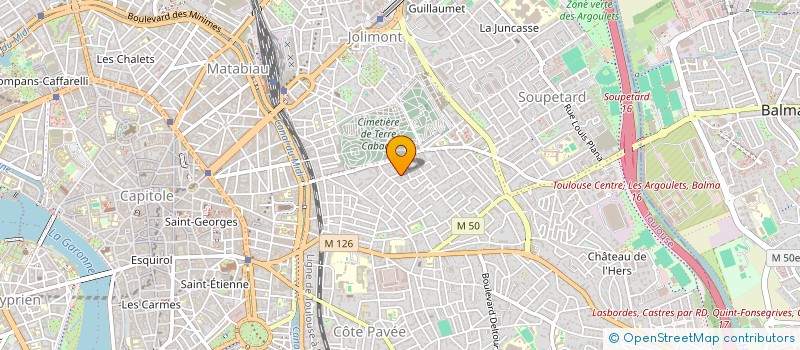 localisation de l'entreprise L'UNION DES ARTS à TOULOUSE