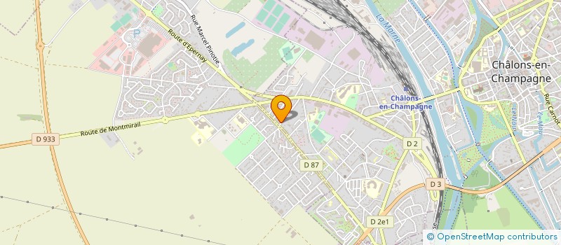 localisation de l'entreprise L'UNION DES MAROCAINS DE CHALONS  CHALONS-EN-CHAMPAGNE