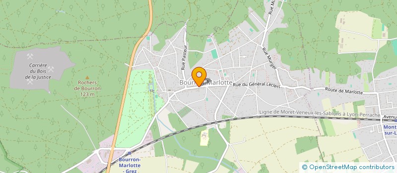 localisation de l'entreprise L'UNION DES PROFESSIONNELS DE BOURRON MARLOTTE  BOURRON-MARLOTTE