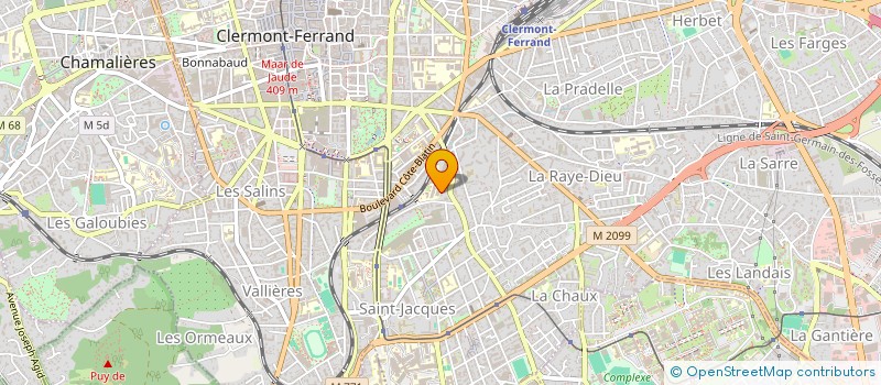 localisation de l'entreprise L'UNION EUROPEENNE DE CAPOEIRA  CLERMONT-FERRAND