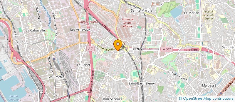 localisation de l'entreprise L'UNION FAIT L'ESPOIR  MARSEILLE