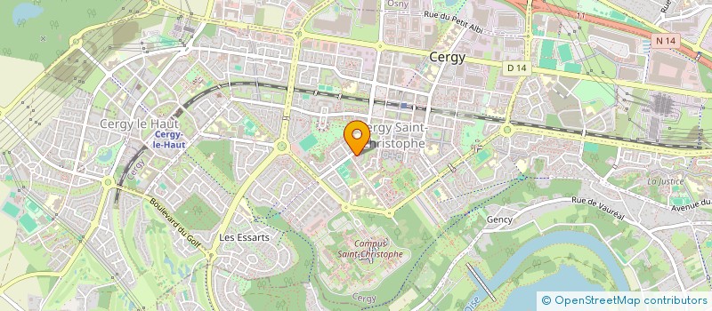 localisation de l'entreprise L'UNION FAIT LA FOOD  CERGY