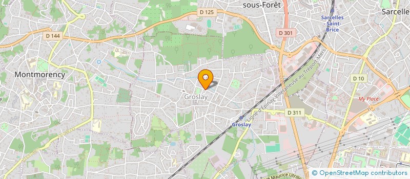 localisation de l'entreprise L'UNION FRATERNELLE  GROSLAY