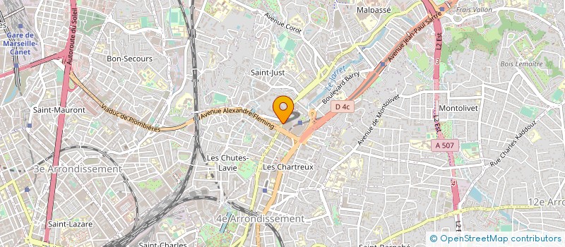localisation de l'entreprise L'UNION NATIONALE DES SYNDICATS AUTONOMES DU CONSEIL DEPARTEMENTAL 13 à MARSEILLE