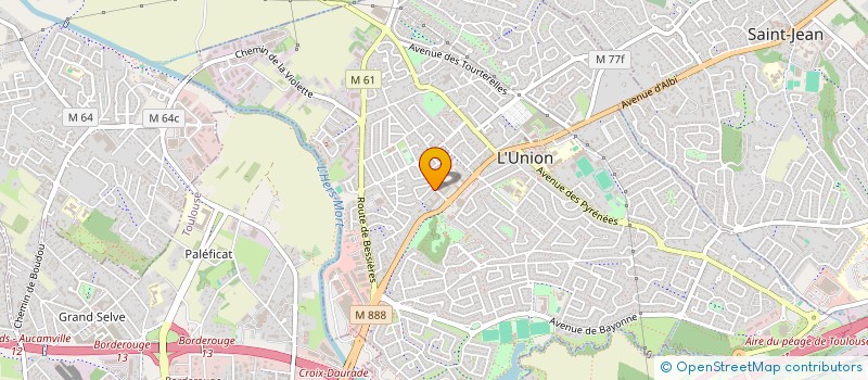 localisation de l'entreprise L'UNION OPTIQUE  L'UNION