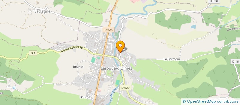 localisation de l'entreprise L'UNION SPORTIVE CHALABRE KERCORB BASTIDE PEYRAT à LE PEYRAT