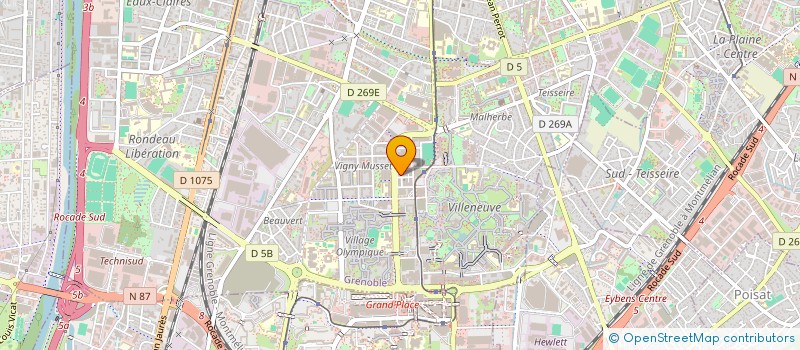 localisation de l'entreprise L' UNION SYNDICALE SOLIDAIRES DE L' ISERE  GRENOBLE