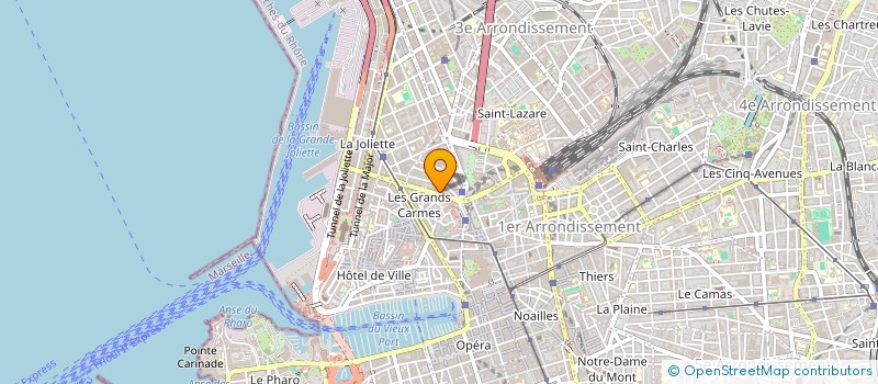 localisation de l'entreprise L UNION SYNDICALE SOLIDAIRES DES BOUCHES DU RHONE à MARSEILLE