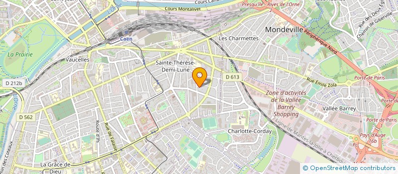 localisation de l'entreprise L'UNIQUE à CAEN