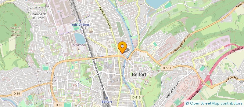 localisation de l'entreprise L'UNISSON  BELFORT