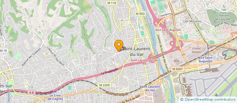 localisation de l'entreprise L'UNITE à SAINT-LAURENT-DU-VAR