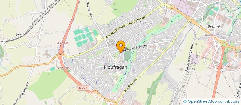 localisation de l'entreprise L'UNIV'HAIR à PLOUFRAGAN
