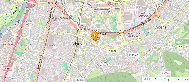 localisation de l'entreprise L'UNIVERS 31  ECHIROLLES